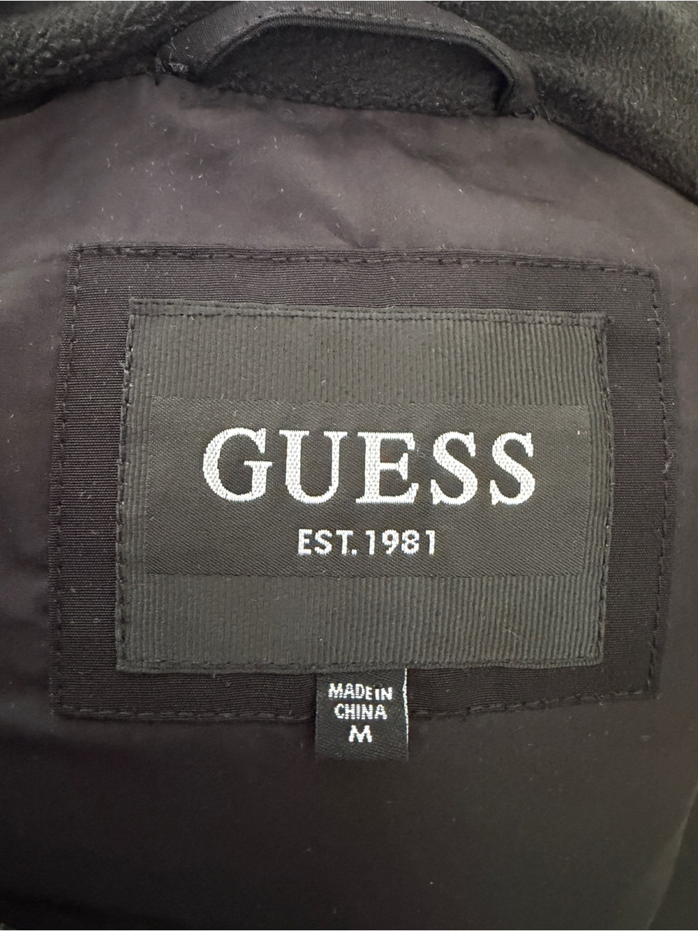 GUESS Black Quilted Puffer Jacket - Picture 5 of 5